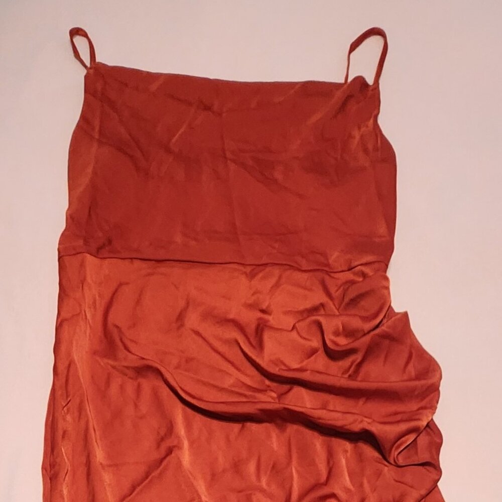 SHEIN BAE Plus Draped Collar Wrap Cami Dress